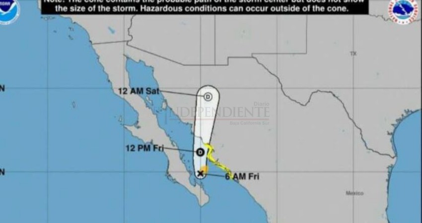 Se aleja “Bud” de BCS; deja solo lluvia a su paso Se aleja “Bud” de BCS; deja solo lluvia a su paso