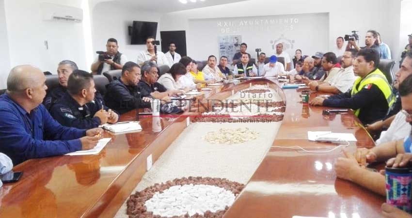 Sesiona Consejo de PC en Los Cabos; retiran alerta de máximo riesgo por “Bud” Sesiona Consejo de PC en Los Cabos; retiran alerta de máximo riesgo por “Bud”