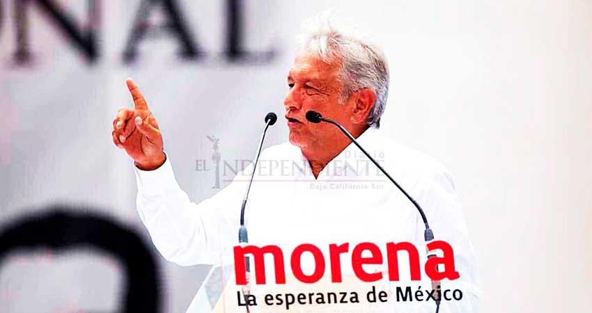 Llega hoy a La Paz Andrés Manuel López obrador Llega hoy a La Paz Andrés Manuel López obrador
