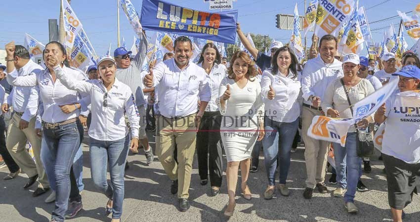 Contundente nuestro triunfo en el Debate INE: Lupita Saldaña Contundente nuestro triunfo en el Debate INE: Lupita Saldaña