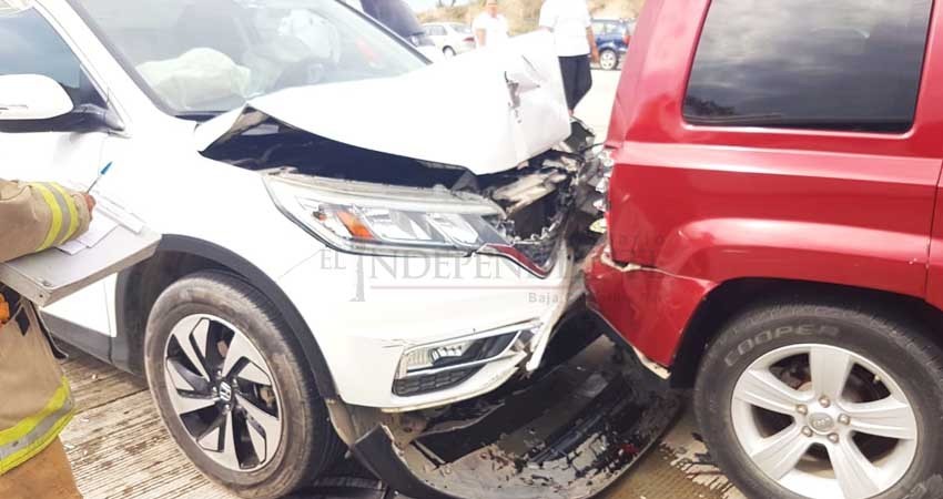 Dos personas lesionadas dejaron los accidentes de tránsito en el inicio del fin de semana en SJC