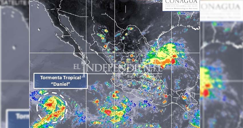 Se forma la tormenta tropical Daniel; no amenaza la costas de BCS Se forma la tormenta tropical Daniel; no amenaza la costas de BCS