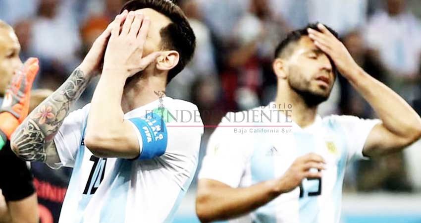 Argentina está cerca de consumar su más grande fracaso en Mundiales Argentina está cerca de consumar su más grande fracaso en Mundiales