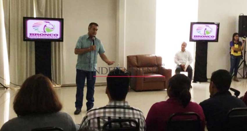 ‘El Bronco’ llama a una jornada electoral en paz ‘El Bronco’ llama a una jornada electoral en paz