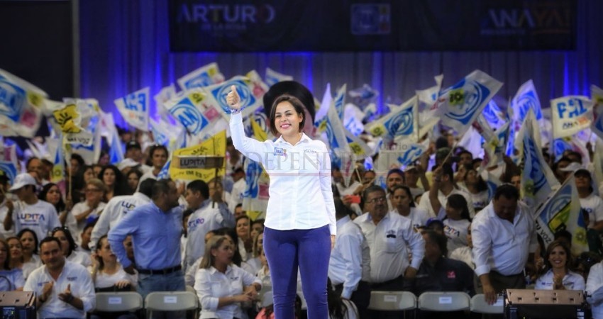 Vamos por la victoria el próximo 1 de julio: Michelle Valdez Vamos por la victoria el próximo 1 de julio: Michelle Valdez