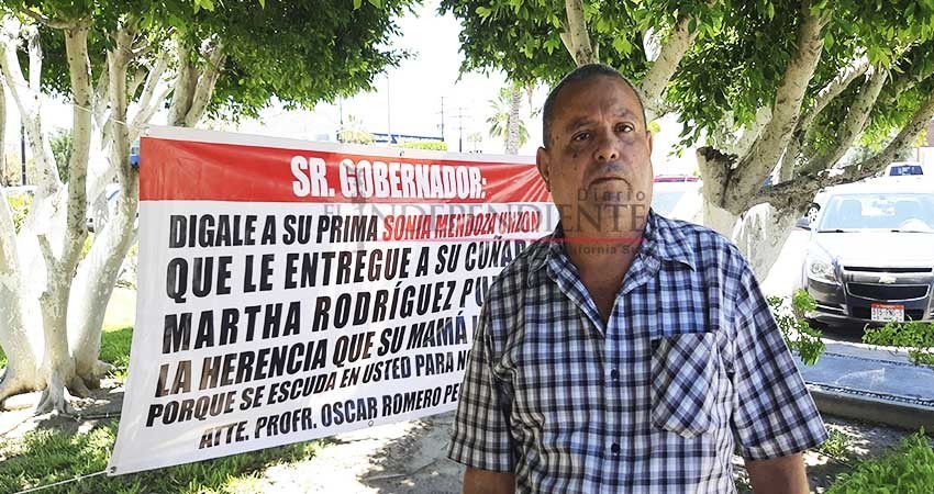 Se manifestaron por presunto “despojo” avalado por el gobernador Se manifestaron por presunto “despojo” avalado por el gobernador