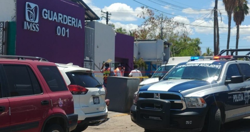Evacúan a 49 menores en guardería del IMSS por fuga de gas Evacúan a 49 menores en guardería del IMSS por fuga de gas