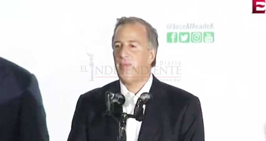 Le deseo el mayor de los éxitos a AMLO: Meade Le deseo el mayor de los éxitos a AMLO: Meade