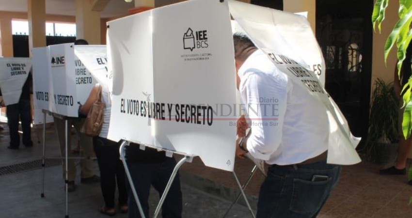 Saldo blanco durante la jornada electoral en BCS Saldo blanco durante la jornada electoral en BCS