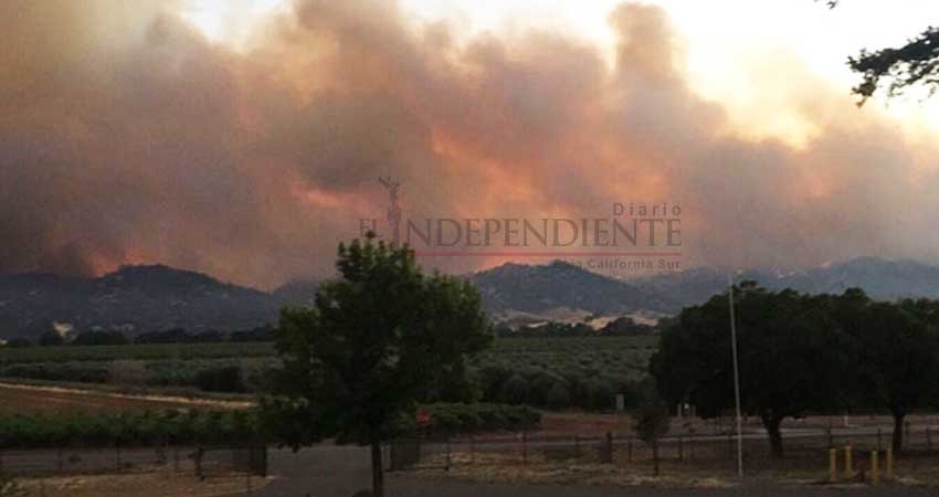 Incendio forestal arrasa 18 mil hectáreas en California Incendio forestal arrasa 18 mil hectáreas en California