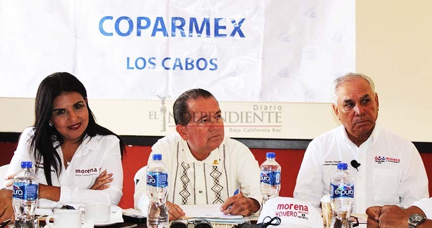 Coparmex asegura serán aliados para impulsar la agenda social del gobierno de Morena Coparmex asegura serán aliados para impulsar la agenda social del gobierno de Morena