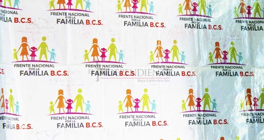 Resultado de imagen para frente nacional por la familia bcs