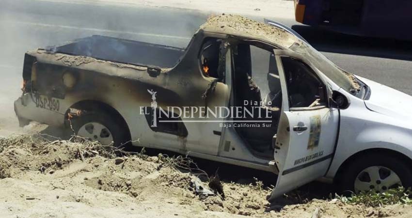 Se incendian dos vehículos en fin de semana en SJC; uno de ellos propiedad del Ayuntamiento