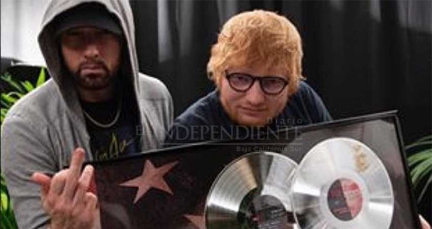 Eminem publica 'legendaria' selfie con Ed Sheeran y 50 Cent