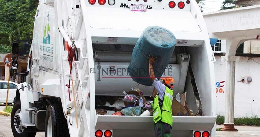 En vacaciones, servicio de recolección de basura trabaja de manera normal: Servicios Públicos