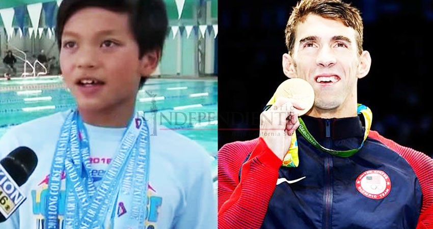 Se llama Clark Kent y a los 10 años rompe récord de Michael Phelps Se llama Clark Kent y a los 10 años rompe récord de Michael Phelps