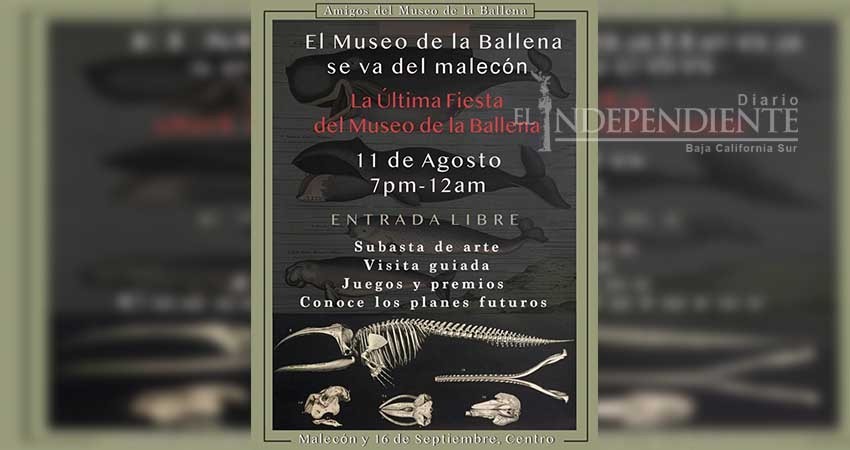 El Museo de la Ballena invita a su "última fiesta" El Museo de la Ballena invita a su "última fiesta"