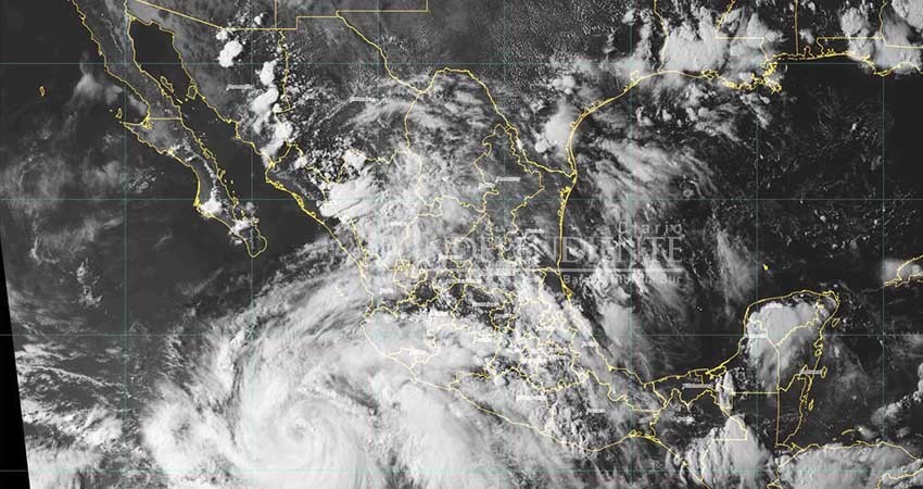 Se forma en el Pacífico el huracán John; afectará con lluvias al estado Se forma en el Pacífico el huracán John; afectará con lluvias al estado