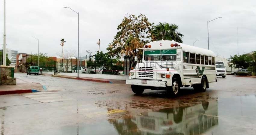 Lluvias dejan intransitables las calles impidiendo el paso del transporte público Lluvias dejan intransitables las calles impidiendo el paso del transporte público
