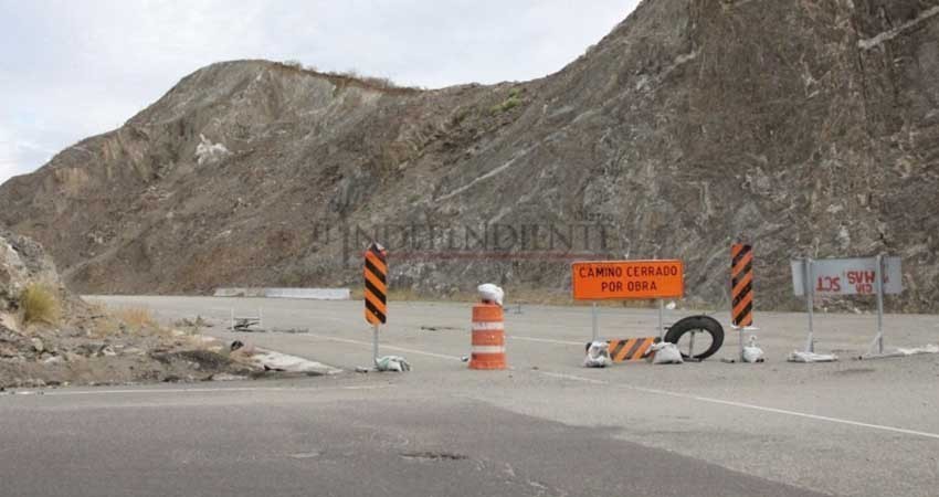 En proceso de licitación tramo dañado por “Lidia” entre La Paz y CSL En proceso de licitación tramo dañado por “Lidia” entre La Paz y CSL