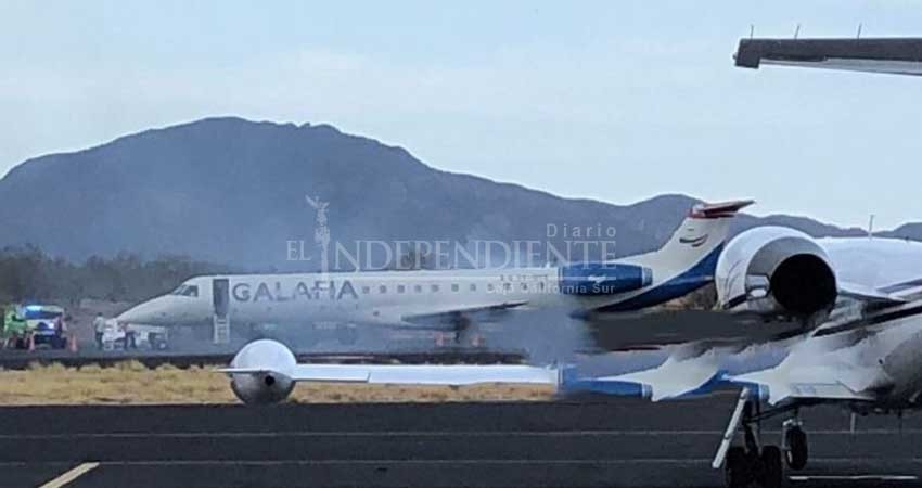 Sobrecalentamiento en motor de Calafia Airlines provoca evacuación de pasajeros