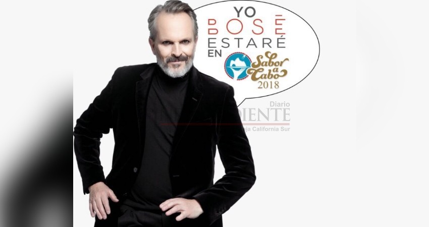 Miguel Bosé estará en Sabor a Cabo 2018 Miguel Bosé estará en Sabor a Cabo 2018