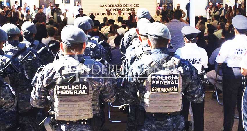 Permanecerá Gendarmería como refuerzo en seguridad en BCS