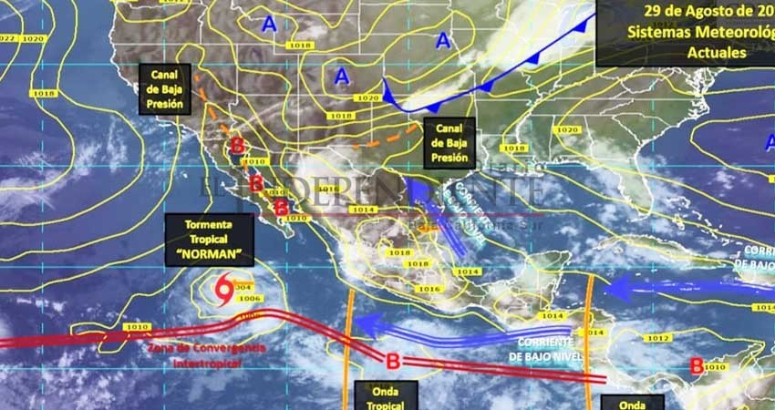 Tormenta Tropical “Norman” que se forma en el Pacífico no afectará a Los Cabos: PC