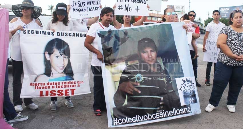 No hay voluntad para investigar desapariciones forzadas en BCS: Colectivo No hay voluntad para investigar desapariciones forzadas en BCS: Colectivo