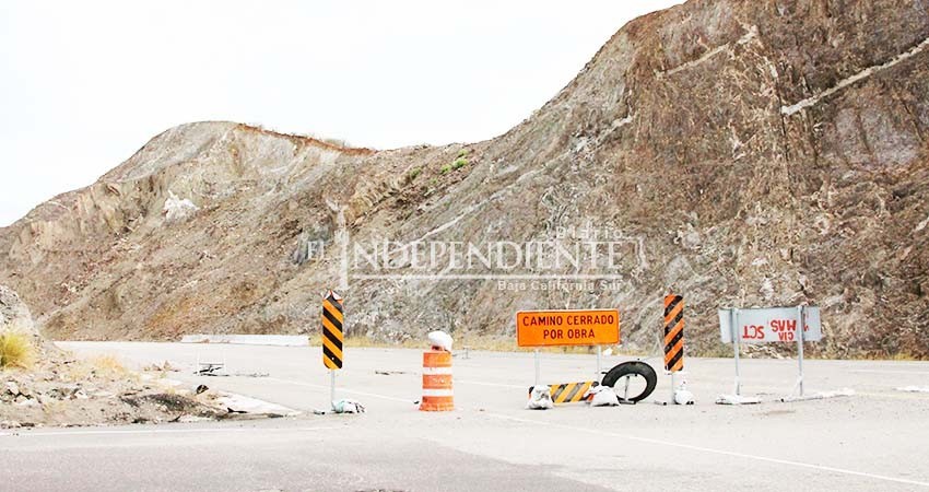 Reparación en carretera LPZ-CSL costará 30 millones de pesos: SCT Reparación en carretera LPZ-CSL costará 30 millones de pesos: SCT