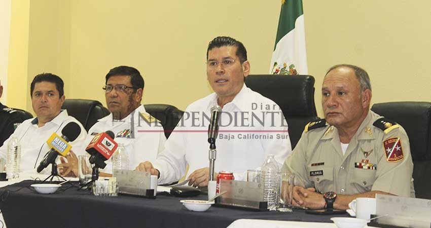 BCS vuelve a ser de las entidades más seguras del país: Grupo de Coordinación BCS vuelve a ser de las entidades más seguras del país: Grupo de Coordinación