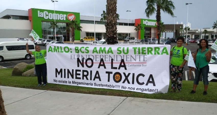 Concurrida caravana de Los Cabos rumbo a ver a AMLO; El mensaje: "NO a la Minería Tóxica"