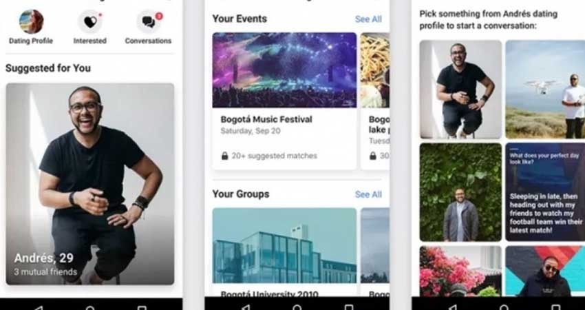 Facebook inicia pruebas de su aplicación para encontrar pareja Facebook inicia pruebas de su aplicación para encontrar pareja