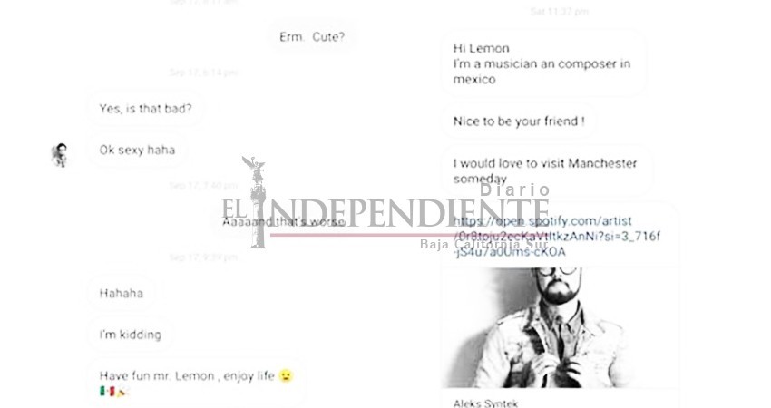 Un menor de edad británico acusa a Aleks Syntek de acosador Un menor de edad británico acusa a Aleks Syntek de acosador