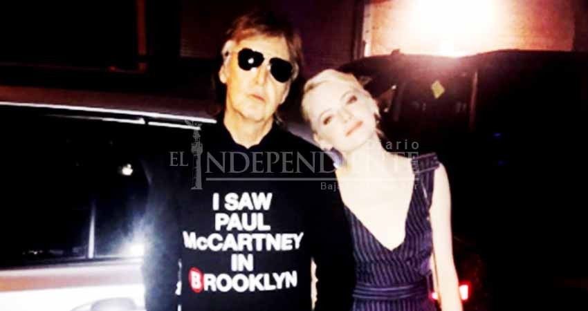 Paul McCartney tendría a Emma Stone de protagonista en su video Paul McCartney tendría a Emma Stone de protagonista en su video