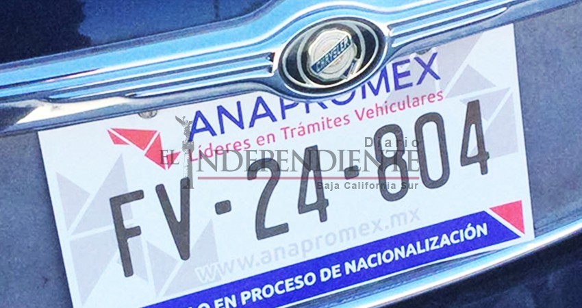 Estima Anapromex en julio del 2019 se puedan dar regularizaciones de vehículos Estima Anapromex en julio del 2019 se puedan dar regularizaciones de vehículos