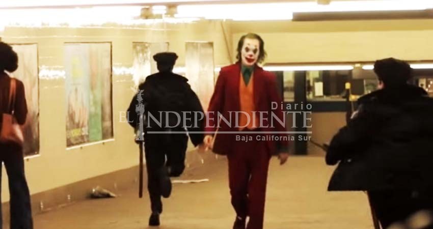 El 'Joker' se pasea por el Metro de Nueva York El 'Joker' se pasea por el Metro de Nueva York