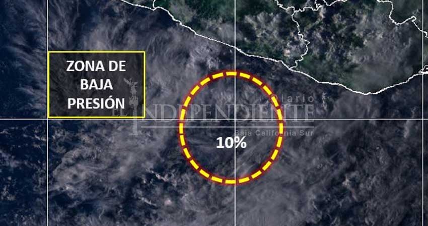Nueva zona de baja presión se forma al sur de las costas de Guerrero Nueva zona de baja presión se forma al sur de las costas de Guerrero