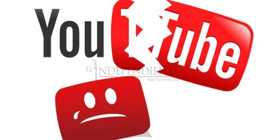 Usuarios reportan caída mundial de YouTube Usuarios reportan caída mundial de YouTube