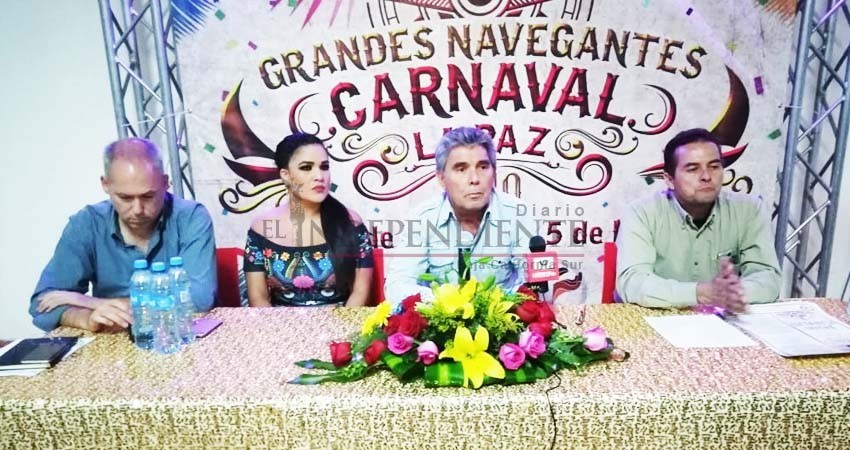 14 mdp costará "Grandes Navegantes" Carnaval La Paz 2019 14 mdp costará "Grandes Navegantes" Carnaval La Paz 2019