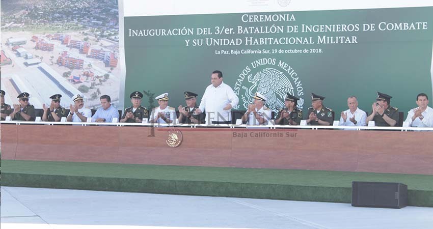 Inauguran Tercer Batallón de Ingeniería de Combate en La Paz Inauguran Tercer Batallón de Ingeniería de Combate en La Paz