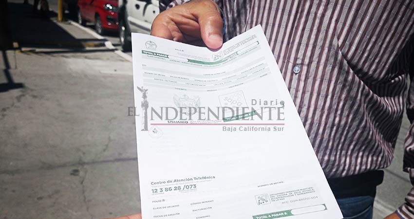 Emitirá OOMSAPAS nuevo recibo de agua, llevará los colores institucionales Emitirá OOMSAPAS nuevo recibo de agua, llevará los colores institucionales