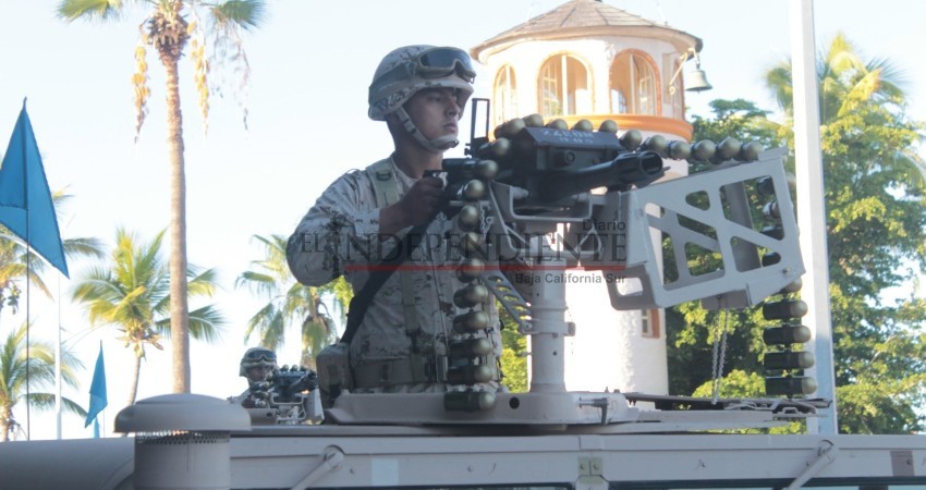 Arriban a BCS más de 300 nuevos militares Arriban a BCS más de 300 nuevos militares