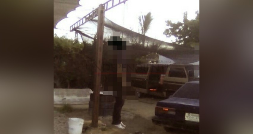 Lo hallaron ahorcado en un “Car Wash” de la colonia Buenos Aires Lo hallaron ahorcado en un “Car Wash” de la colonia Buenos Aires
