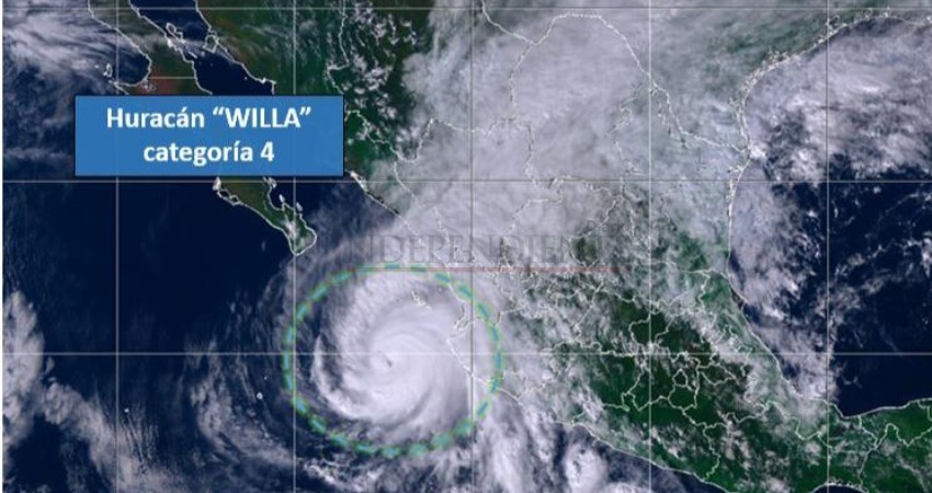 “Willa” se debilita a huracán categoría 4; sigue avanzando hacia costas mexicanas “Willa” se debilita a huracán categoría 4; sigue avanzando hacia costas mexicanas