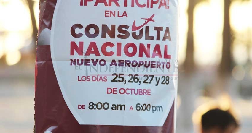 Participaron 5,525 sudcalifornianos en consulta por el NAIM; Perdió Texcoco Participaron 5,525 sudcalifornianos en consulta por el NAIM; Perdió Texcoco