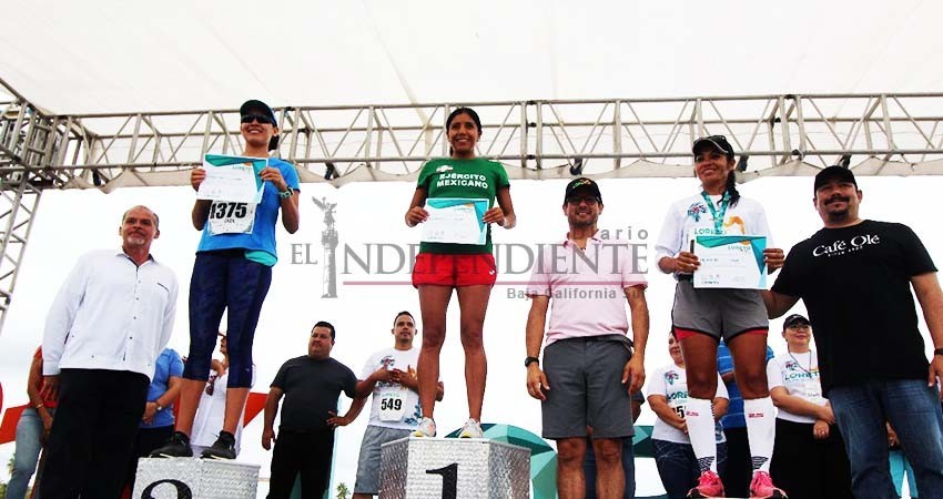 La Sudcaliforniana Sandra López domina el medio maratón de Loreto La Sudcaliforniana Sandra López domina el medio maratón de Loreto