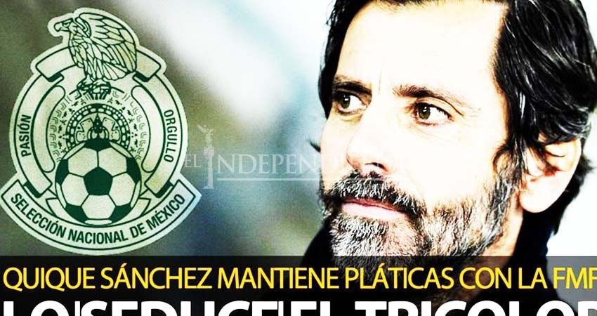 Quique Sánchez Flores, interesado en dirigir a la Selección Mexicana Quique Sánchez Flores, interesado en dirigir a la Selección Mexicana