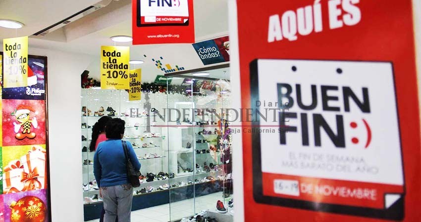 “Buen Fin” deja derrama económica superior a los 600 mdp en BCS “Buen Fin” deja derrama económica superior a los 600 mdp en BCS