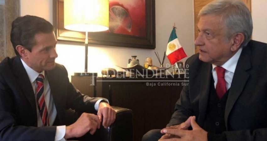 Invita AMLO a Peña Nieto a comer a su casa Invita AMLO a Peña Nieto a comer a su casa